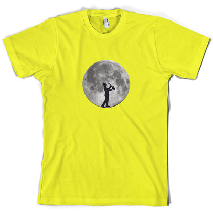 Saxophone Player Moon T Shirt