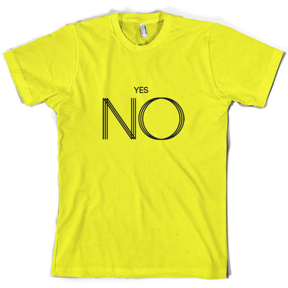 Yes No T Shirt