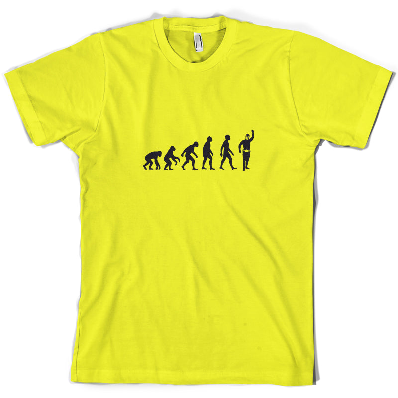 Evolution Of Man Mexican Wrestling T Shirt