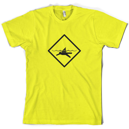 Diver Shark Sign T Shirt