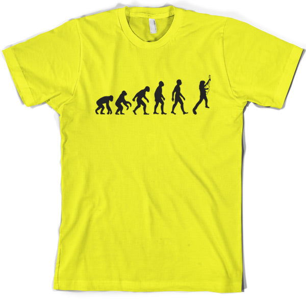 Evolution of Man Guitar T Shirt