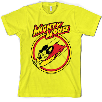 Mighty Mouse circle T Shirt