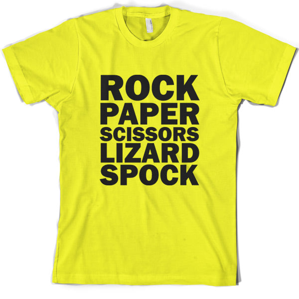 Rock paper scissors lizard spock T Shirt