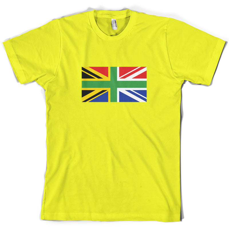 South African Union Jack Flag T Shirt