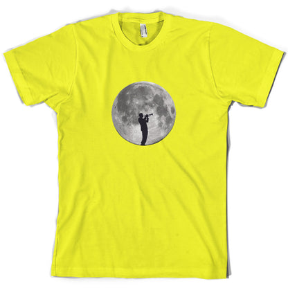 Trumpet Player Moon T Shirt