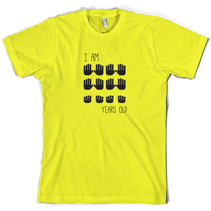 I Am 40 Years Old (Hands) T Shirt