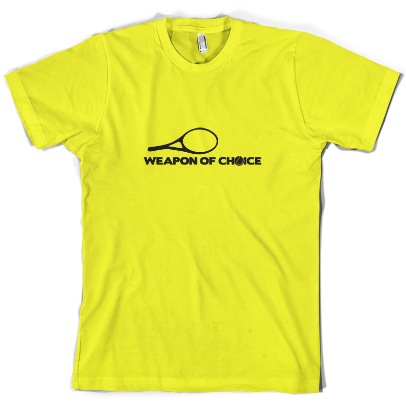 Weapon Of Choice Tennis T Shirt