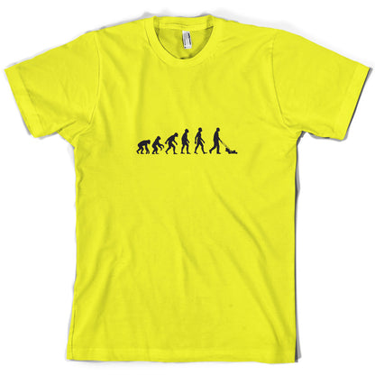 Evolution Of Man Lawn Mower T Shirt