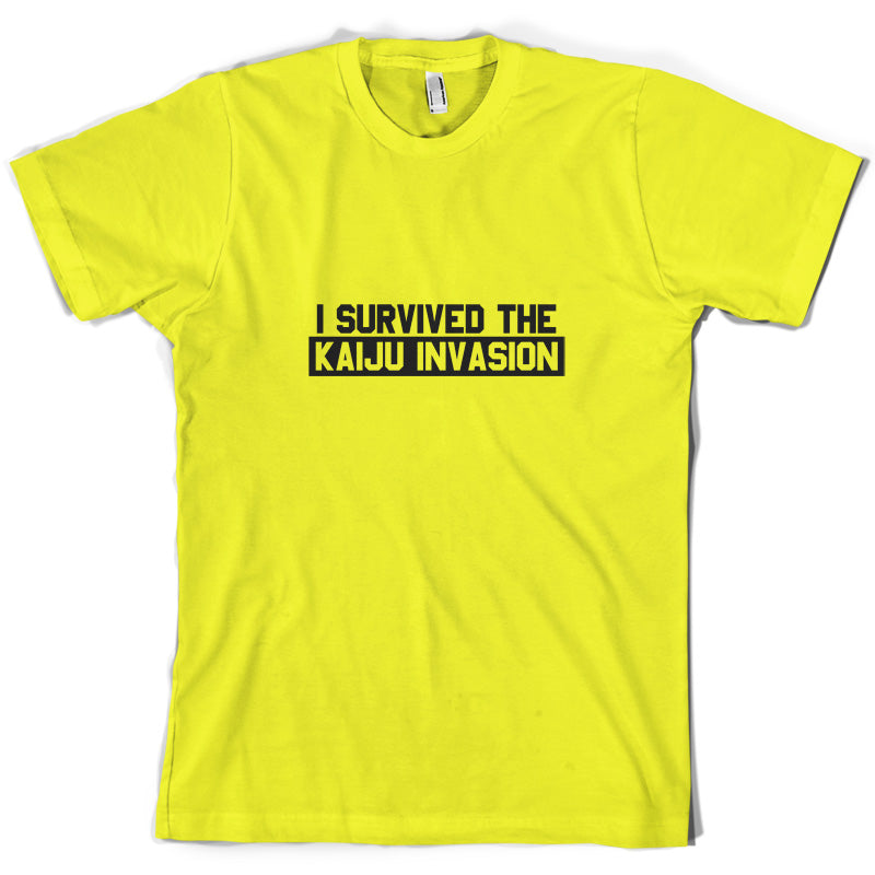 I Survived The Kaiju Invasion T Shirt