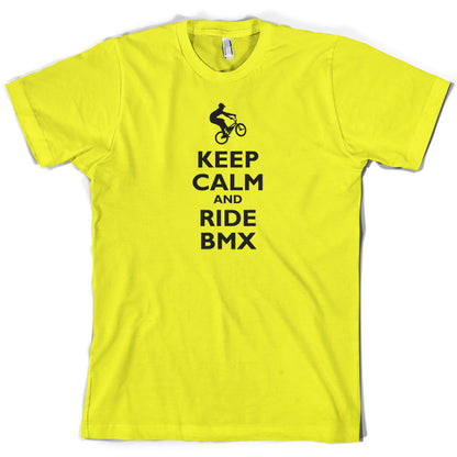 Keep Calm and Ride BMX T Shirt