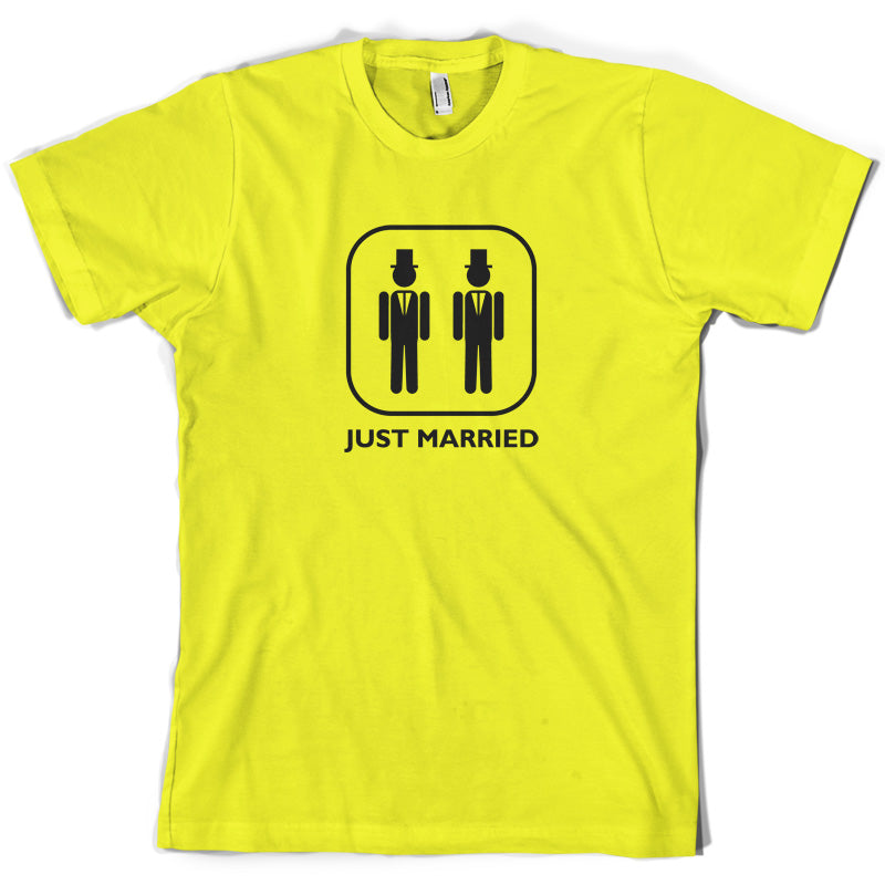 Just Married (Groom and Groom) T Shirt