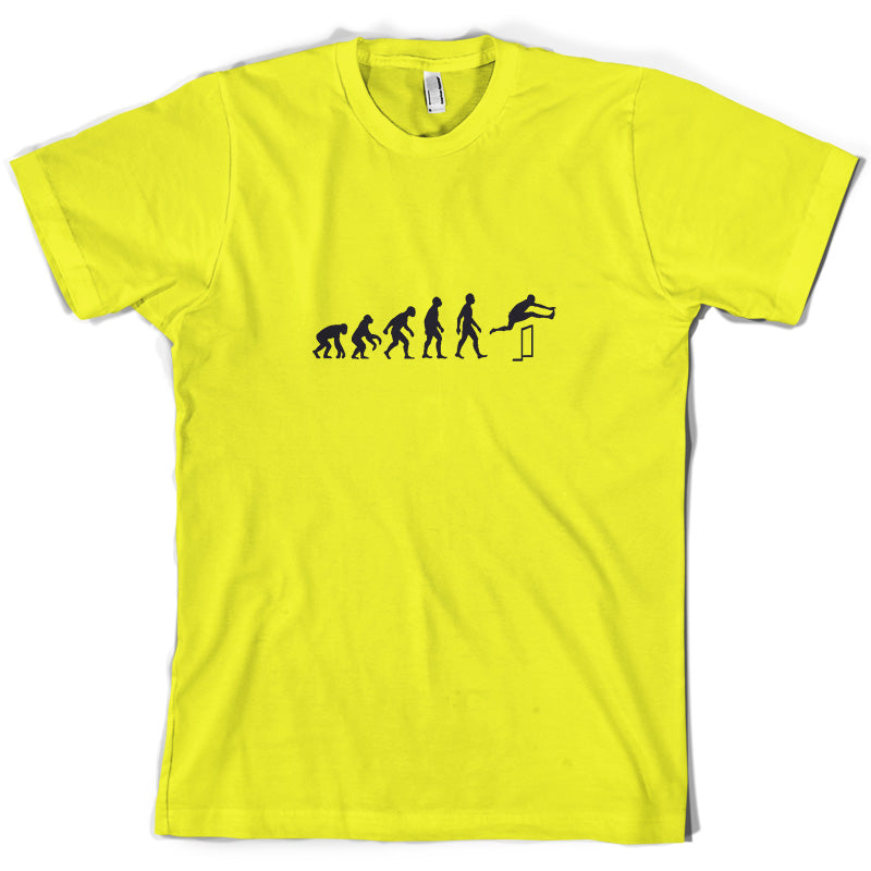 Evolution Of Man Hurdles T Shirt