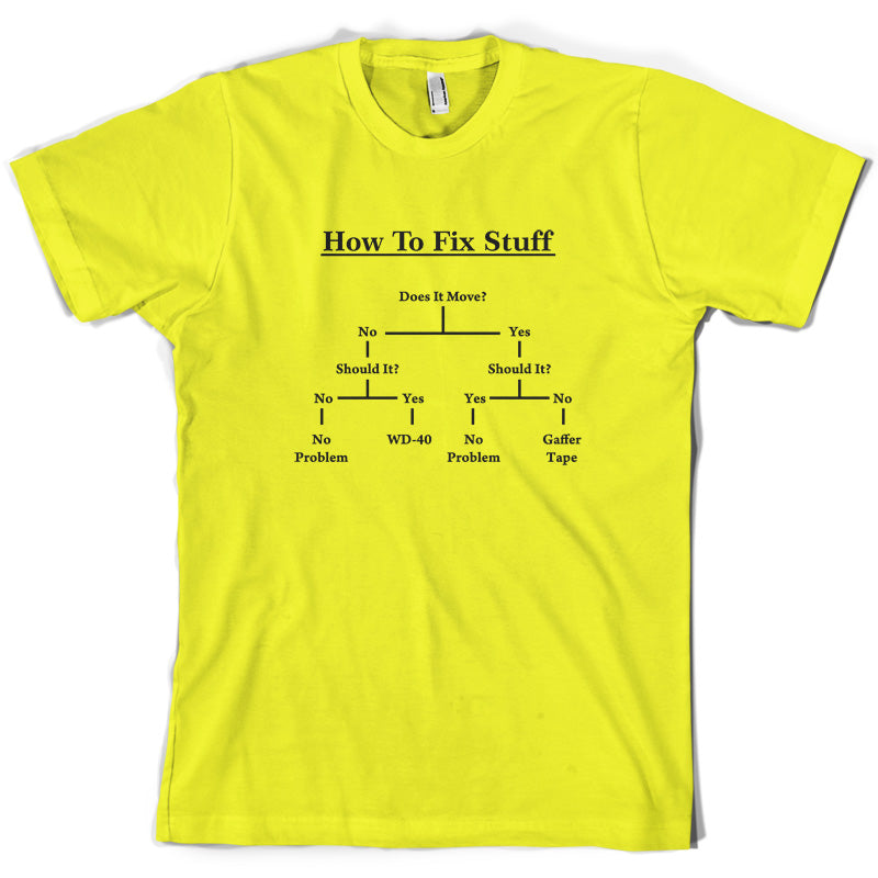 DIY Guide - How to fix stuff T Shirt