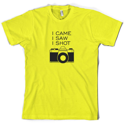 I Came I Saw I Shot T Shirt