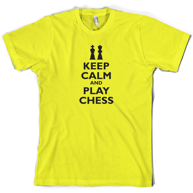 Keep Calm and Play Chess T Shirt