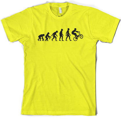 Evolution of Man BMX T shirt