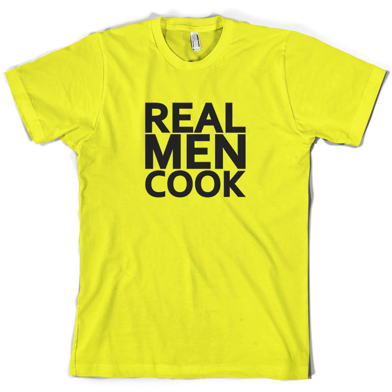 Real Men Cook T Shirt