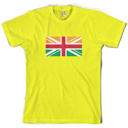 Indian Union Jack Flag T Shirt