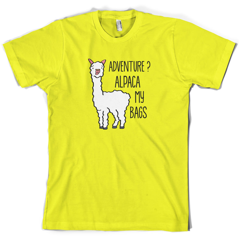 Adventure Alpaca My Bags T Shirt