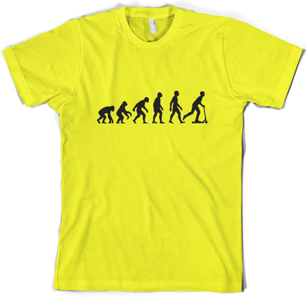 Evolution of Man Scooter Rider T Shirt