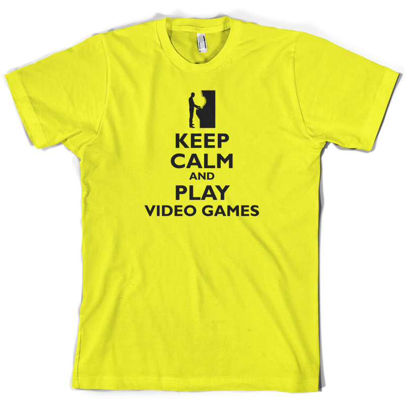 Keep Calm and Play Video Games T Shirt