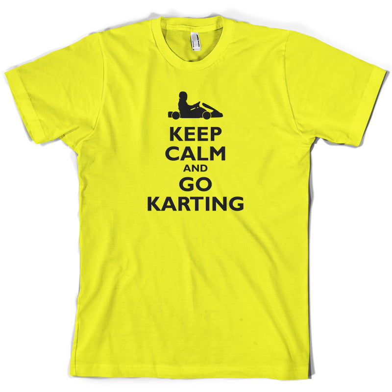 Keep Calm and Go Karting T Shirt