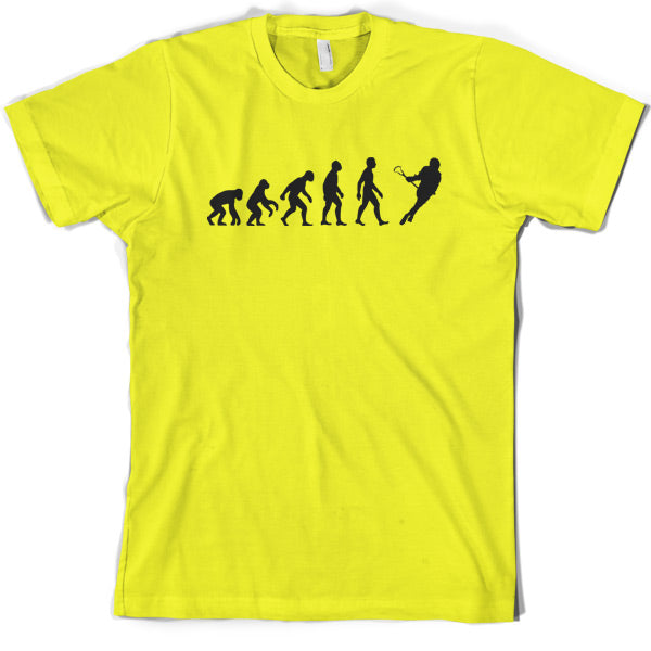 Evolution of Man Lacrosse T shirt