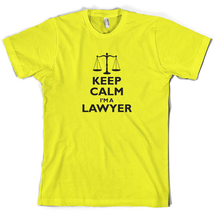 Keep Calm I'm A Lawyer T Shirt