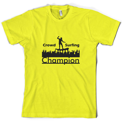 Crowd Surfing Champion T Shirt