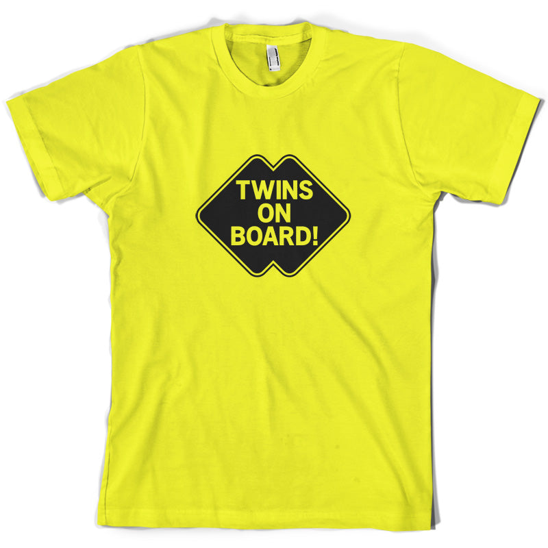 Twins On Board T Shirt