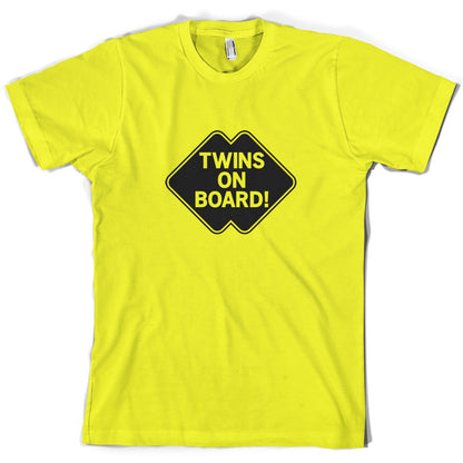 Twins On Board T Shirt