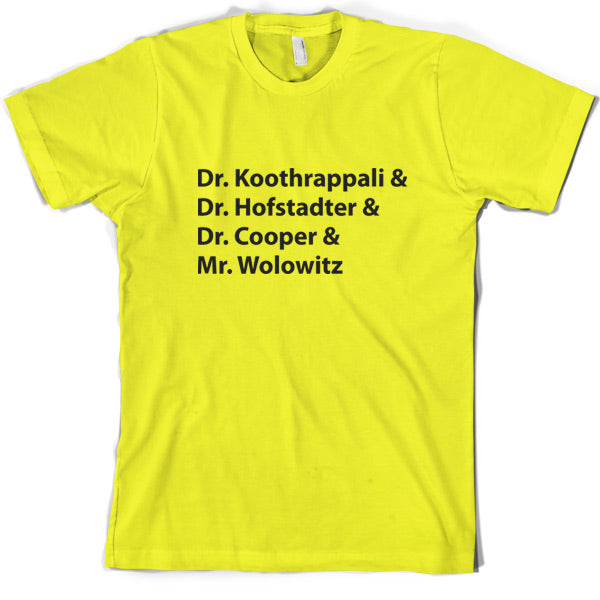 Dr Dr Dr Mr T Shirt