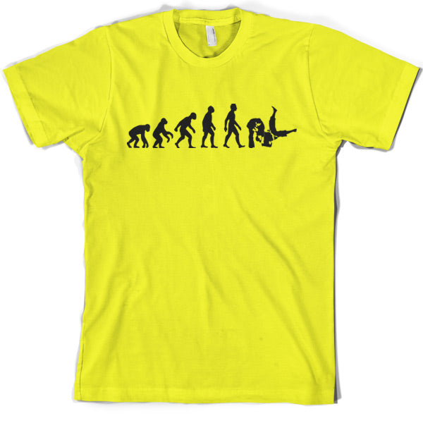 Evolution of Man Judo T shirt