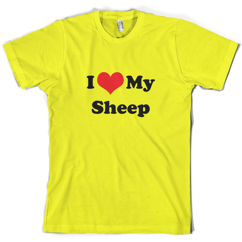 I Love My Sheep T Shirt