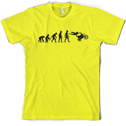 Evolution of Man Motocross T Shirt