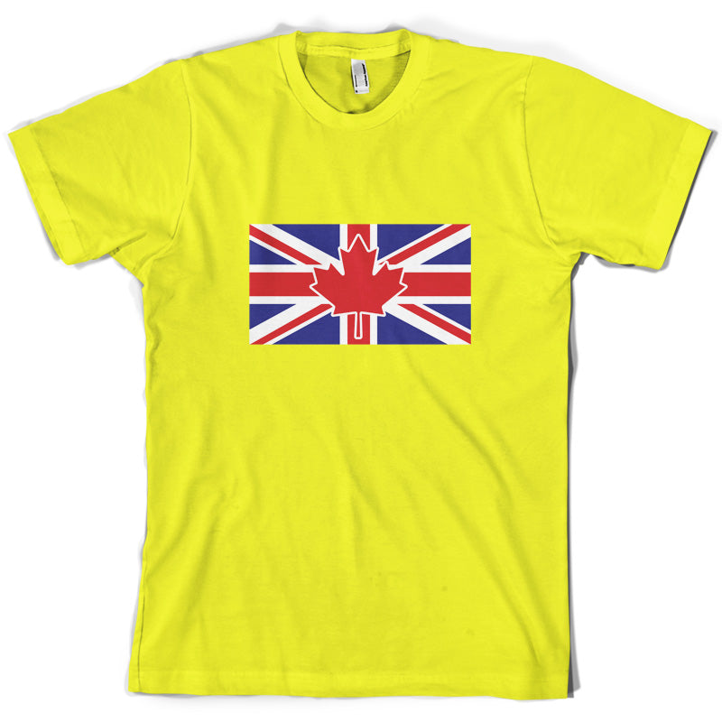 Canadian Union Jack Flag T Shirt