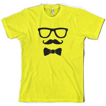 Glasses Moustache Bowtie T Shirt