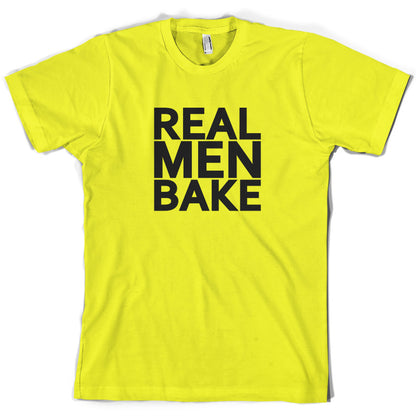 Real Men Bake T Shirt