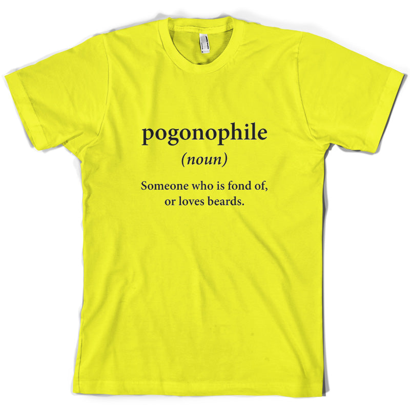 Pogonophile, Someone Who Is Fond Of Beards T Shirt