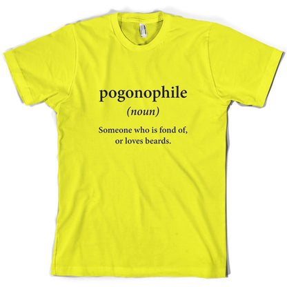 Pogonophile, Someone Who Is Fond Of Beards T Shirt