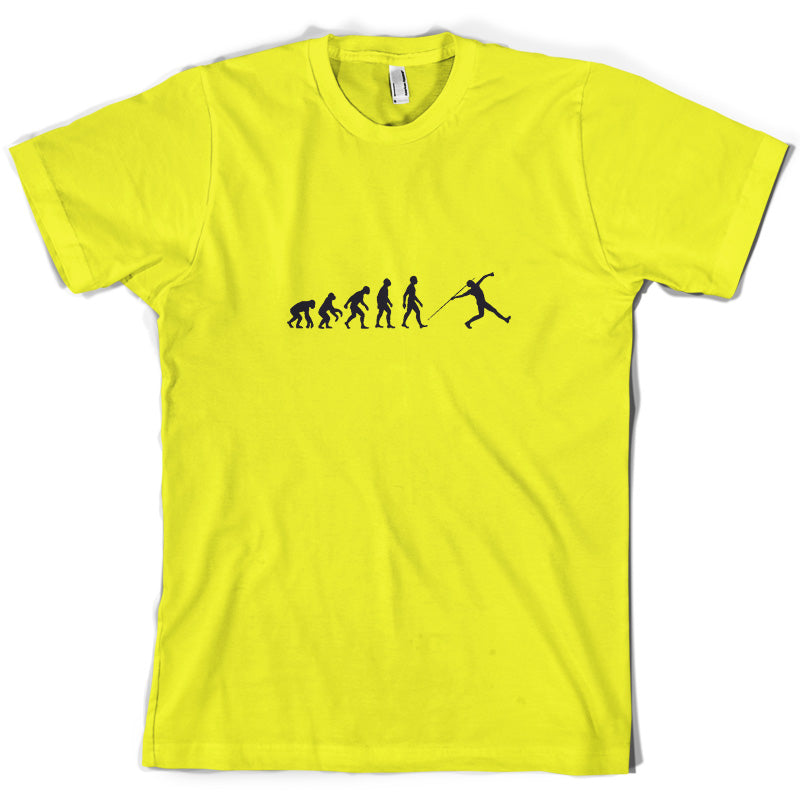 Evolution Of Man Javelin T Shirt