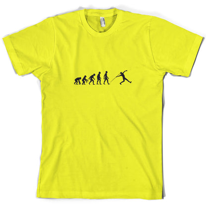 Evolution Of Man Javelin T Shirt