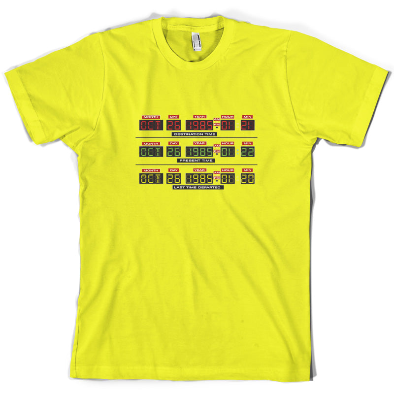 Deloreon Time Machine Circuits T Shirt