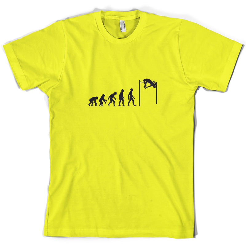 Evolution Of Man High Jump T Shirt