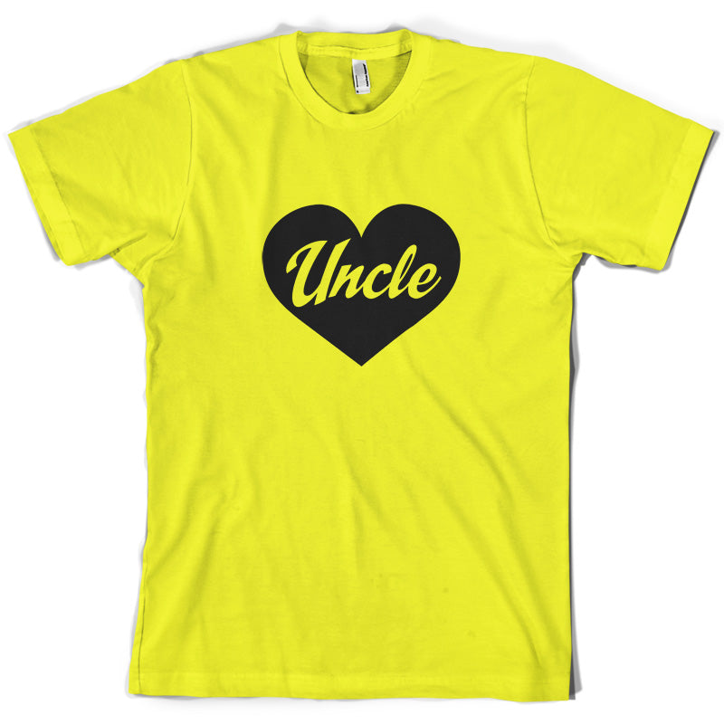 Uncle Love Heart T Shirt