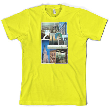 New York City Living Collage T Shirt