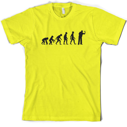 Evolution of Man Darts T Shirt