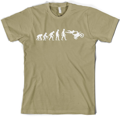 Evolution of Man Motocross T Shirt