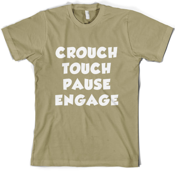 Crouch touch pause Engage Rugby T Shirt