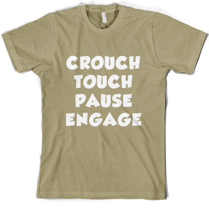 Crouch touch pause Engage Rugby T Shirt